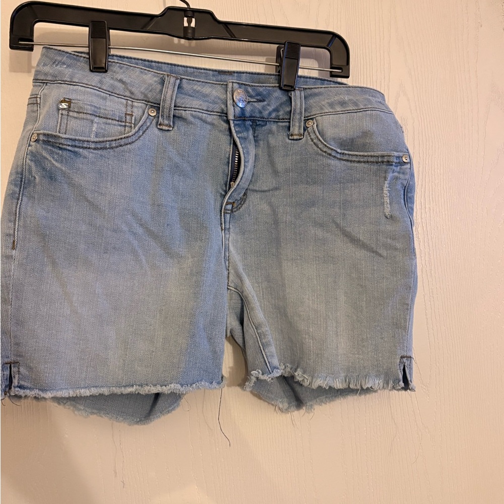 Light Blue Denim Women Shorts